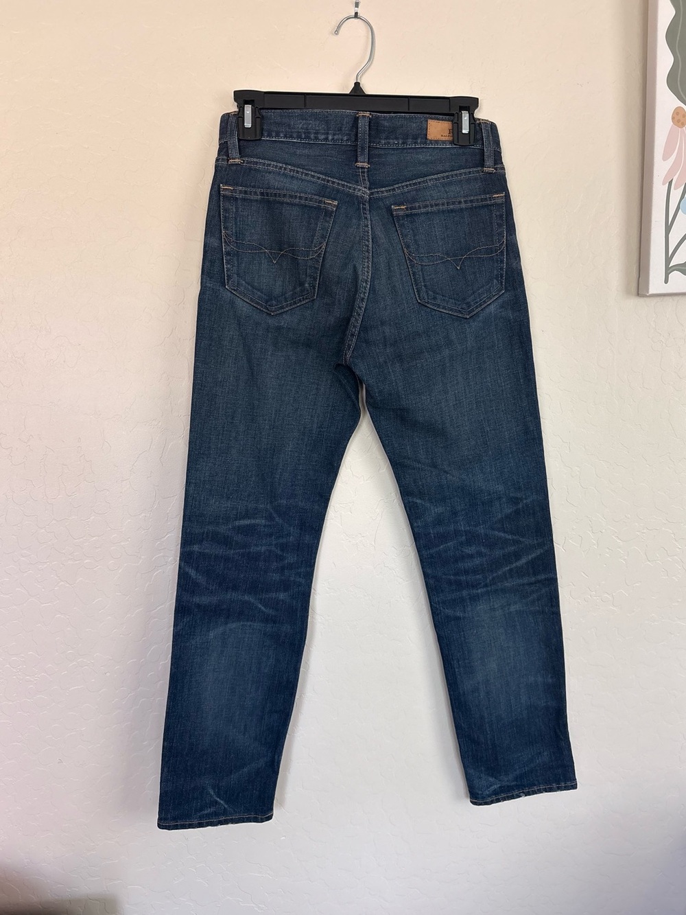 Polo Ralph Lauren Waverly High Rise Straight Crop Jeans Dark Wash Size 26 - Picture 4 of 7
